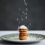 brown cookies on white ceramic plate